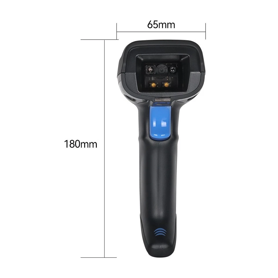 Datalogic GM4500 Wireless Bluetooth Barcode Scanner 2D QR 1D Bar Code w/ Cradle - Image 4 of 4