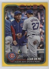 2024 Topps Update Veteran Combos Yellow Seiya Suzuki Shota Imanaga #US205 zo6