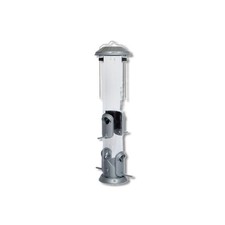 Nature's Way 1.4 qt Metal/Plastic Easy Clean Tube Bird Feeder 4 ports NMRS-18