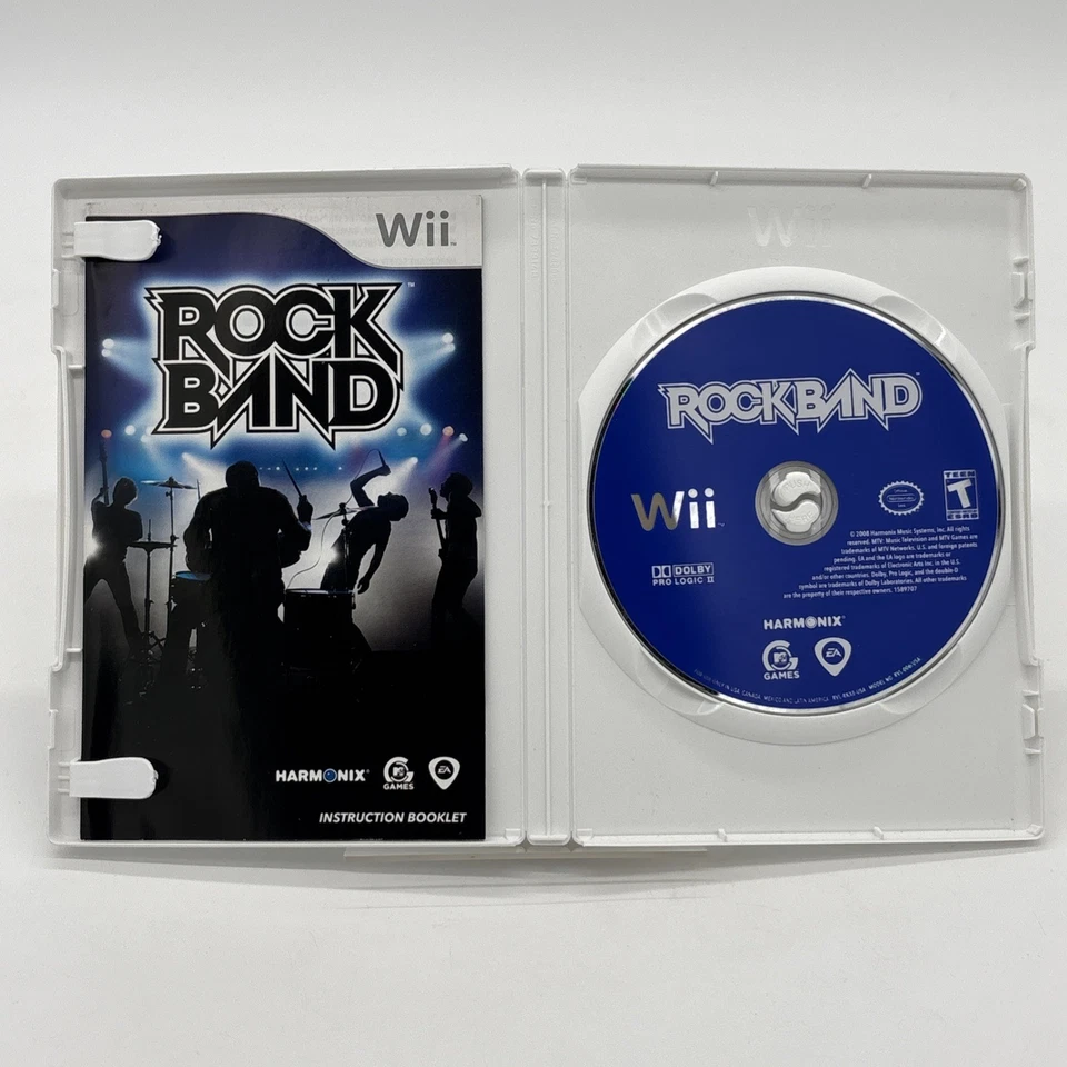 Rock Band Nintendo Wii (2008) Tested Complete With Guide Manual - Image 3 of 3