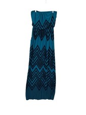 NWT Three Pink Hearts Maxi Dress Womens Small Beach Cruise Resort Vacation Flowy