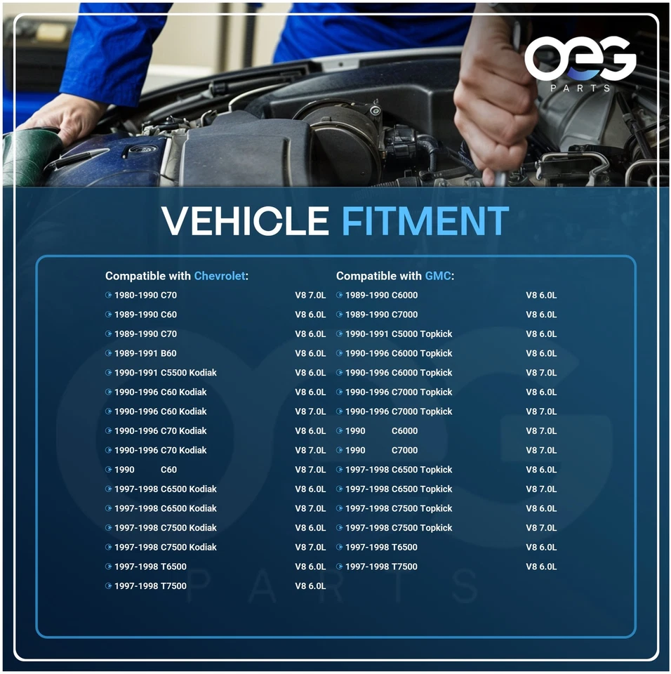 New Alternator For Chevrolet C70 8 7.0L 91-91 X7960603 7960-3 7945-3 N7960-3 - Image 4 of 4