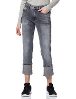 G-Star Damen Jeans, Straight, Noxer High Straight Wmn, Grau Faded Seal, W25 L32