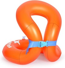 Upgraded Swim Vest Floaties,Inflatable Pool Floats Swimming Ring with Adjustable