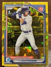 Ty Southisene 2024 1st Bowman Yellow Sapphire /75 Chicago Cubs