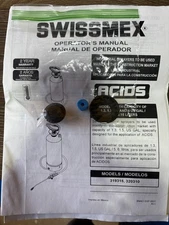 Swissmex Pump Sprayer 2 Gal Acids Compression Seal Kit with manual