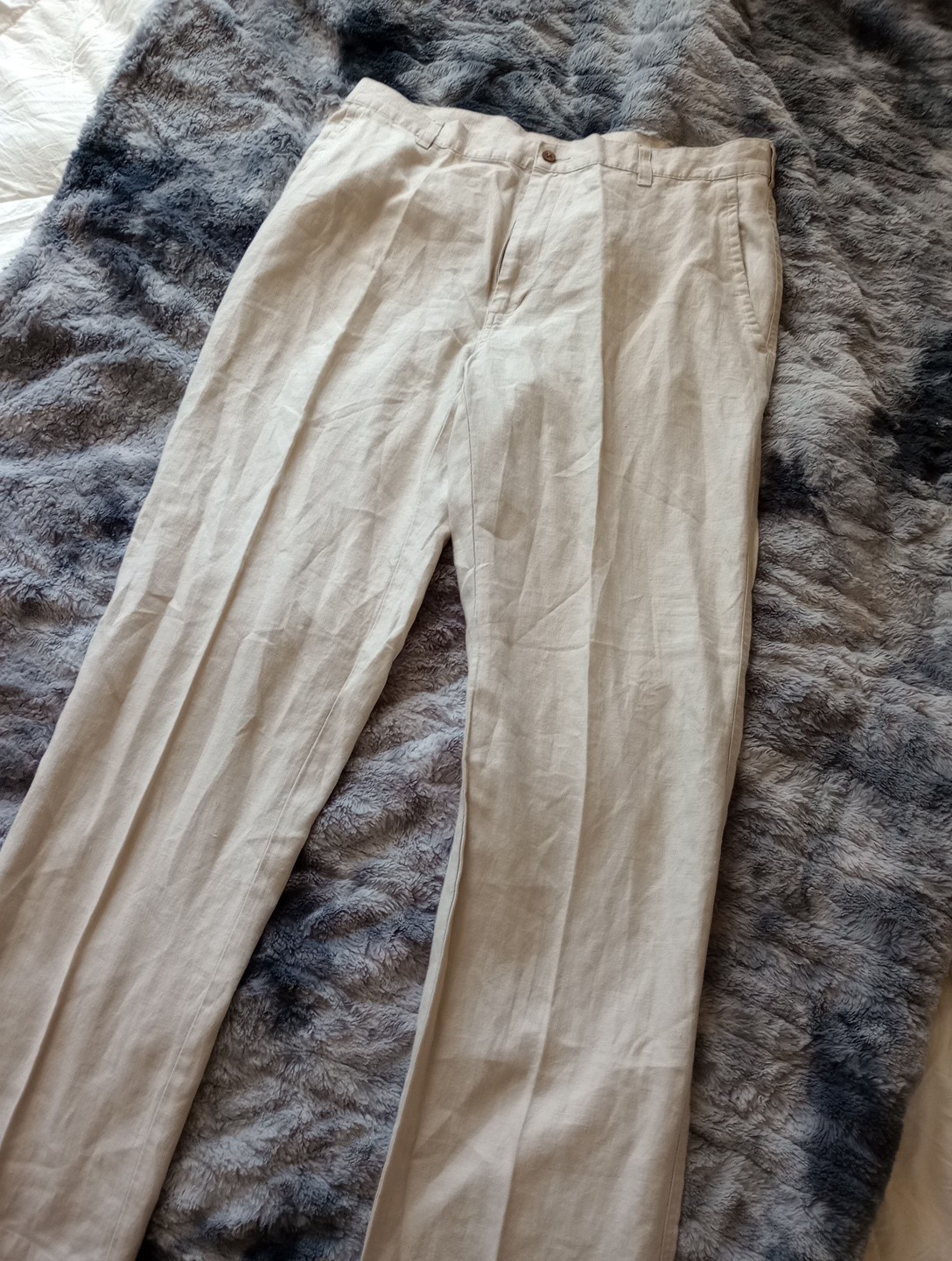 Jos A Bank Mens Linen Dress Pants 38x34