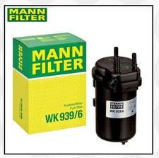 MANN-FILTER KRAFTSTOFFFILTER WK 939/6 LEITUNGSFILTER FUER NISSAN ALMERA II (N16)