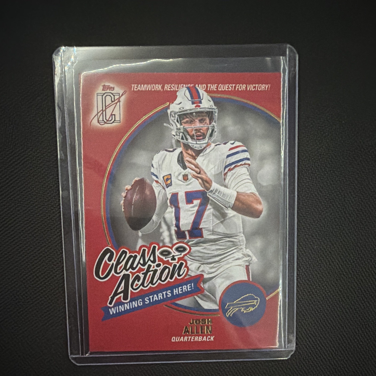2025 Topps Signature Class - Class Action Josh Allen #CA-4 Red Insert