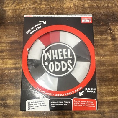 What Do You Meme? Wheel of Odds Adult Party Game Spinner 2 Players 17+ Complete
