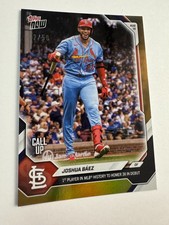02/50* Joshua Báez PARALLEL (CALL UP DEBUT) 2026 MLB Topps NOW Card 555 PRE-SALE