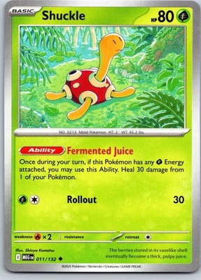 Shuckle 011/132 MEG Regular