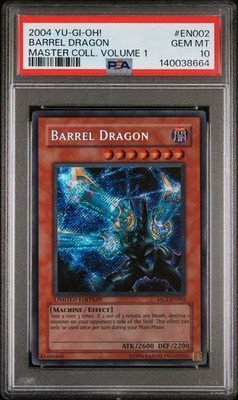 遊戯王 2004 Barrel Dragon Limited Edition Yu-Gi-Oh 2004 Barrel Dragon PSA 10 GEM MINT MC1-EN002 Limited Ed