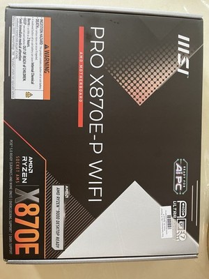 MSI PRO X870E-P WiFi 7 AMD Ryzen AM5 ATX Motherboard - USB 4.0, PCIe 5.0, NEW!