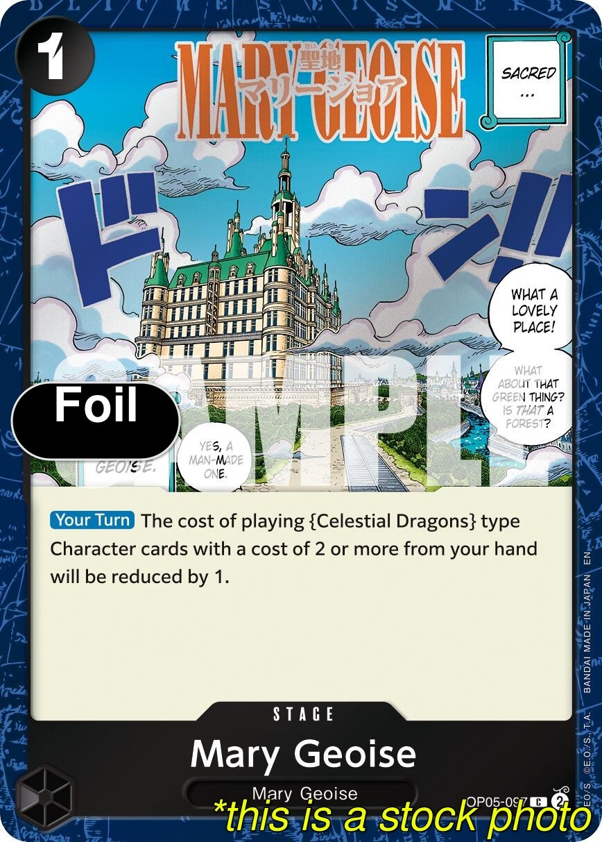 Mary Geoise (Pirate Foil) Premium Booster -The Best- Vol. 2[PRB-02 - OP05-097...