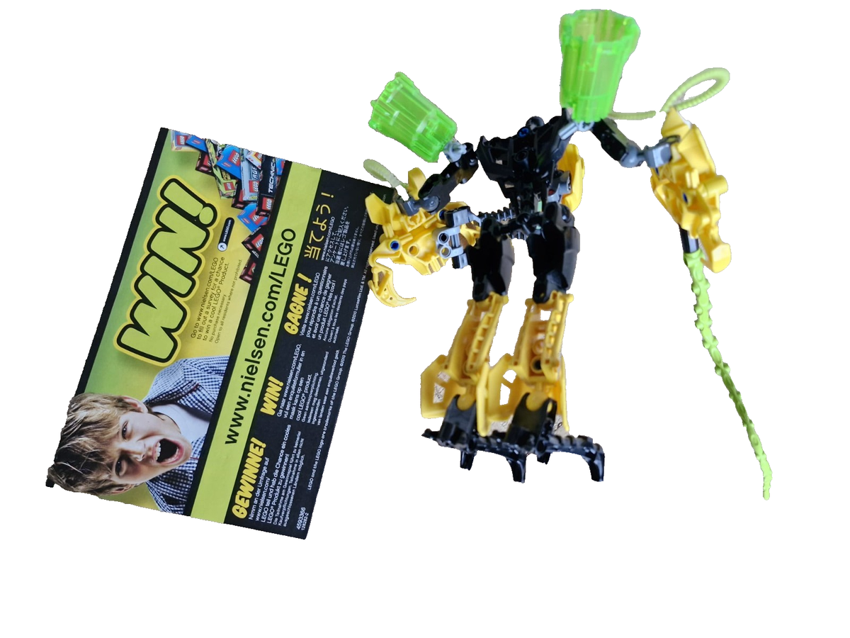 LEGO Herofactory Meltdown 7148 with lime Tentacle and yellow