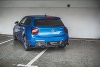 Heckansatz Diffusor Passend FüR BMW M135I F20 Schwarz Matt