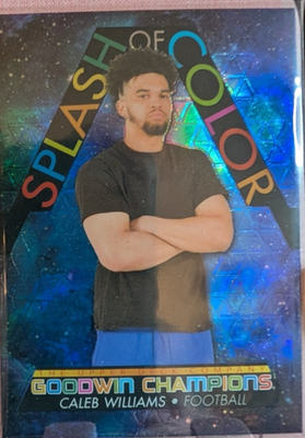#ad 2022 Upper Deck Splash Color Caleb Williams #SCP17 98 199 Free Samp;H $9.00