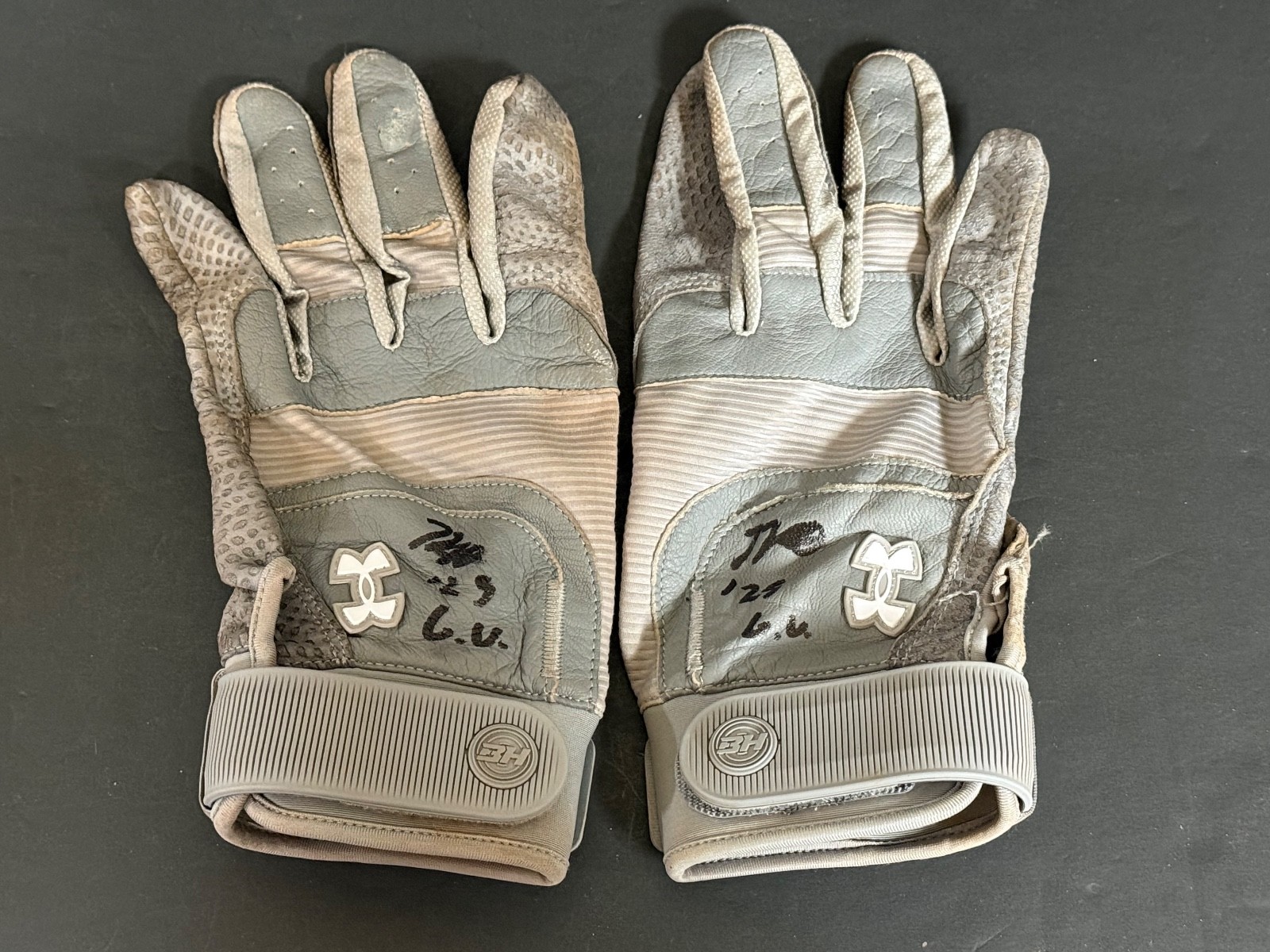 Brandon Winokur Twins Signed 2025 Game Used Batting Gloves Beckett Witness _
