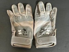 Brandon Winokur Twins Signed 2025 Game Used Batting Gloves Beckett Witness _