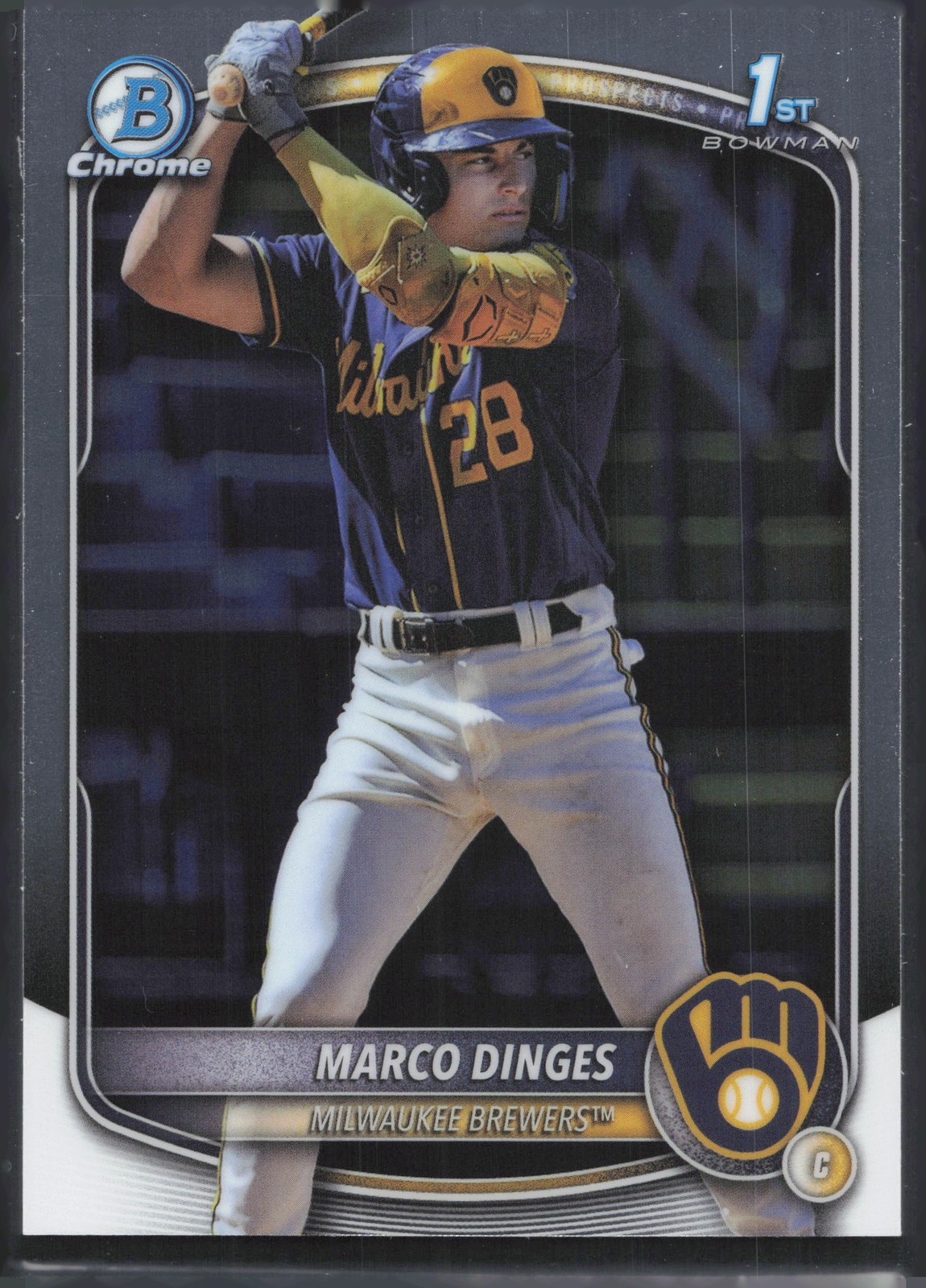 2025 Bowman Chrome #BCP-183 Marco Dinges Prospects