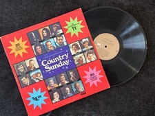 Country Sunday LP Vinyl Compilation Glen Campbell Johnny Cash Collector's Editi…