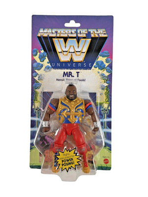 Masters of the WWE Universe Mr. T Action Figure 2020 Mattel Sealed Box Slice