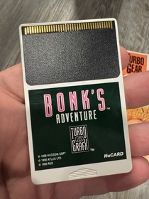 Bonk&rsquo;s Adventure Turbo Grafx 16 Cib TG-16 Complete