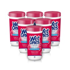 Wet Ones Antibacterial Hand Wipes Fresh Scent 40 Count 6 Pack Hypoallergenic