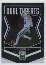 2019 Panini Donruss Elite Dual Threats Green Jeff Heath #DT-8 0nr3
