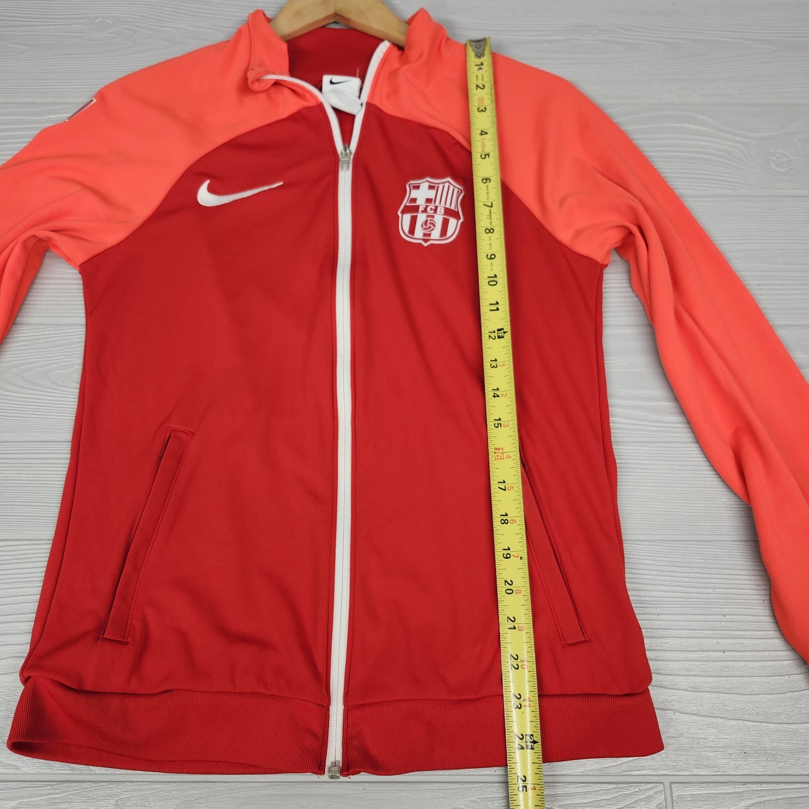 Nike Switzerland Swiss FCB Football Soccer Full Zip Jacket Size Small thumbnail 9