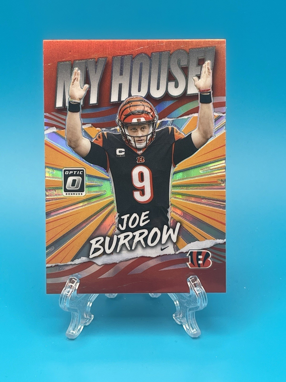 2021 Panini Donruss Optic My House! Joe Burrow #MH-11 Holo