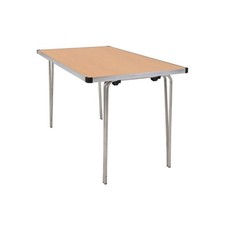 Gopak Contour Rectangular Folding Table Oak 1220x685x698mm (LxWxH) Size 5 Adult