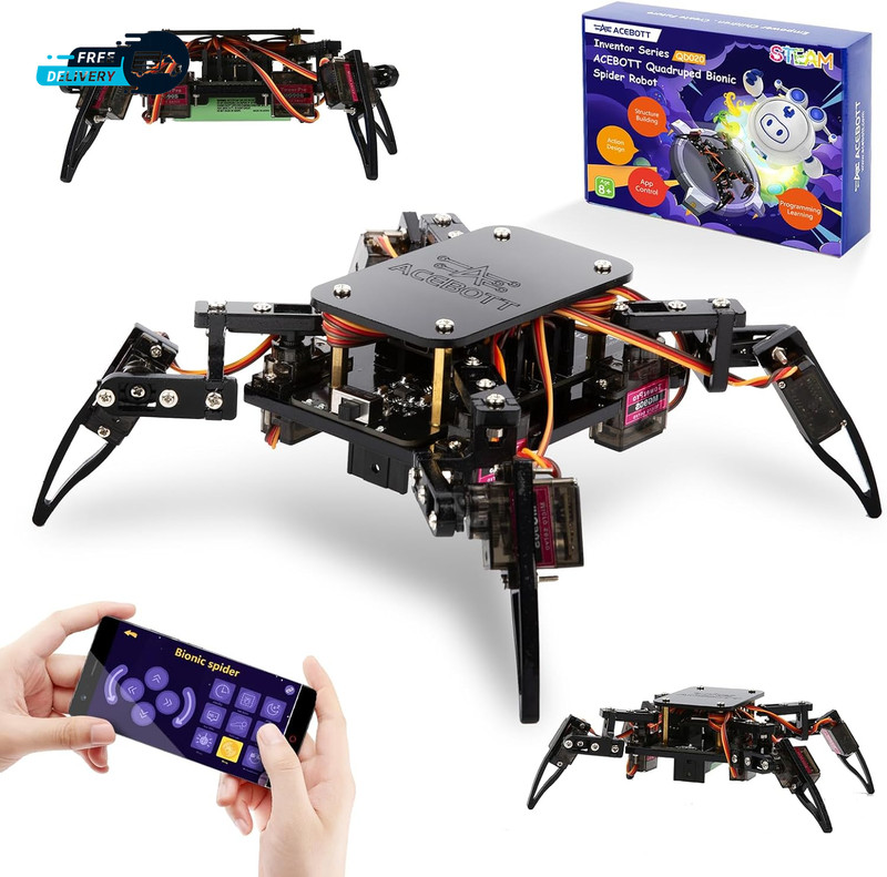 STEM Robotics Science Kits forESP8266 Spider Robot Building Kit