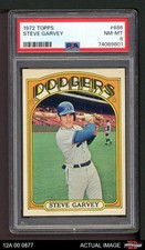 1972 Topps #686 Steve Garvey Dodgers PSA 8 - NM/MT