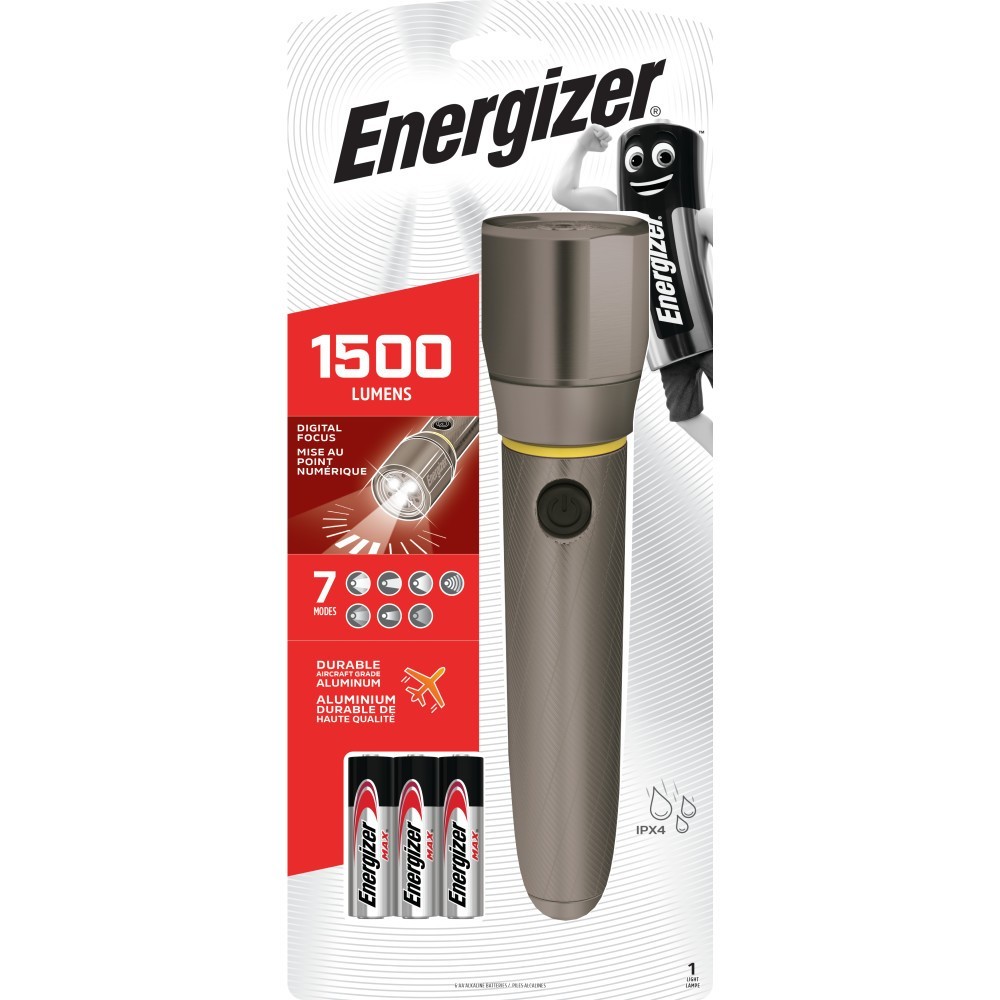 Energizer 1500 Lumen Super-Bright Torch Light Aircraft Grade Aluminium LED Light - Image 3