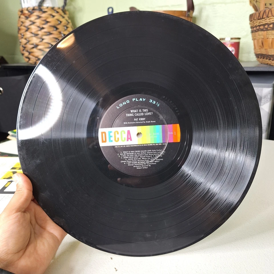 Pat Kirby What Is This Thing Called Love? Vinyl LP DL 8428 1956 - Image 4 of 4