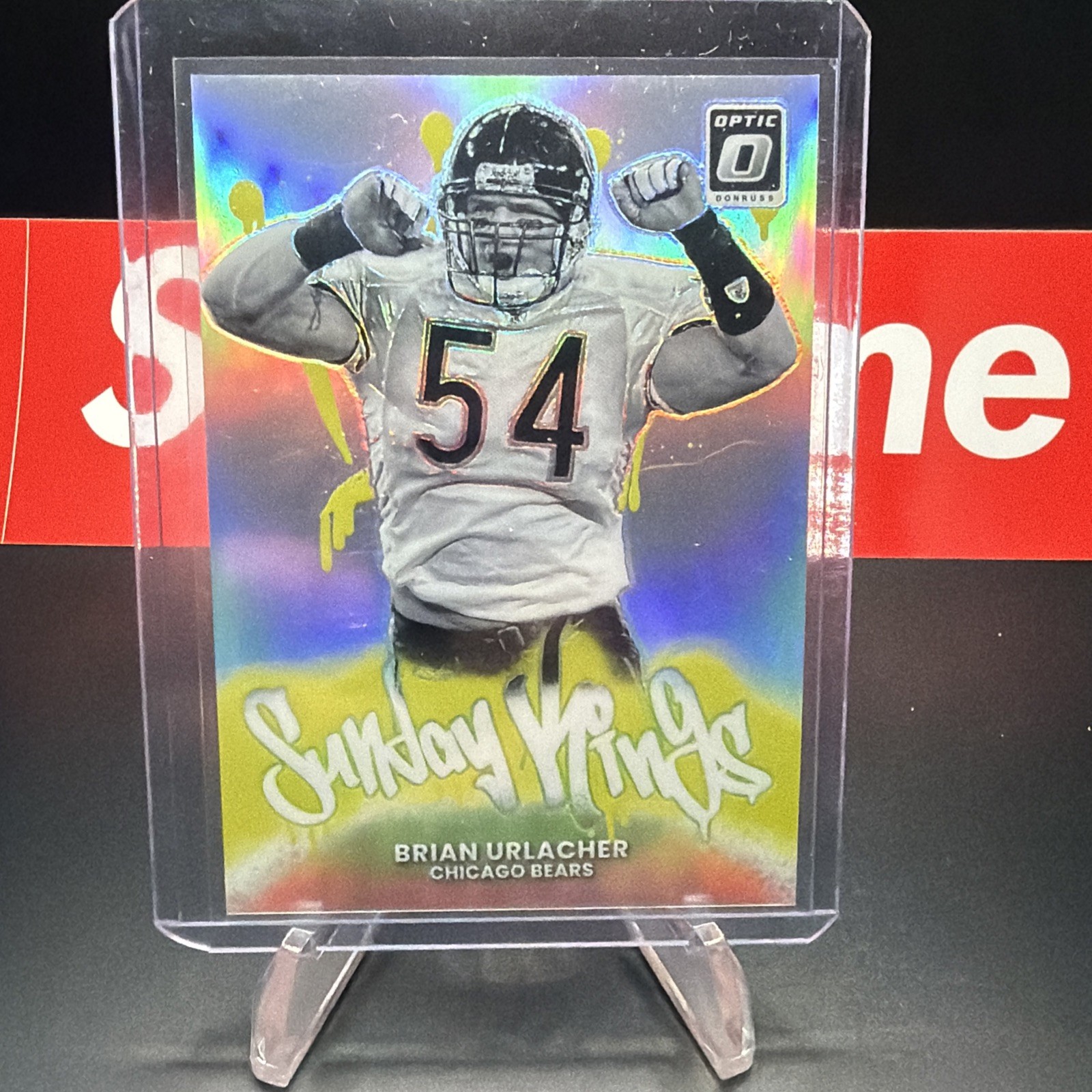 2025 Donruss Optic BRIAN URLACHER Sunday Kings Case Hit Chicago Bears