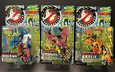 Extreme Ghostbusters 1997 Deluxe Kylie, Roland & Eduardo Lot Of 3 Complete READ