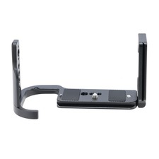 Black L Shape Quick Release Plate L Bracket for Canon EOS R5 II Camera - Arca