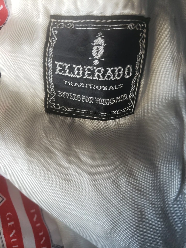 Blazer Budweiser Pop Art de algodón de los años 70, talla grande de Eldorado Tradicionals  Foto 3 de 4