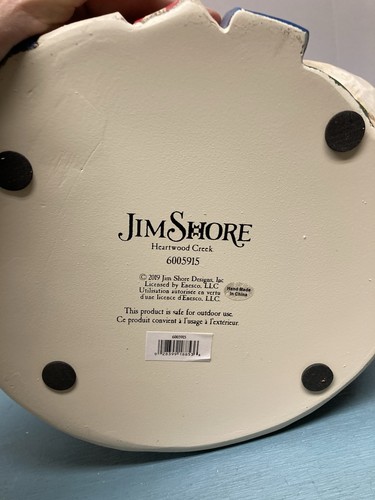 Jim Shore Weihnachtsmann mit Baum hält beleuchteten LED Stern 20" Heartwood Creek 6005915 - Bild 11 von 16