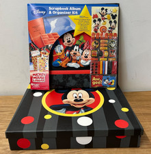 Disney Scrapbook Album And Organizer Kit Mickey Mouse  Friends 350 Pcs 12x12"