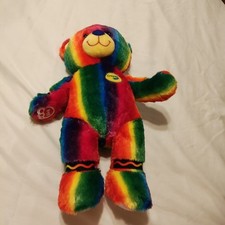 Crayola Build A Bear Rainbow Teddy Bear 2021