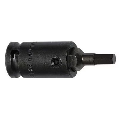 Apex Tool Group Sz-10-5Pk Socket Bit, 3/8 In. Dr, 1/8 In. Hex, Pk5