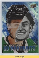 2025-26 Upper Deck Series 1 UD Portraits Wyatt Johnston #P-11 READ f8x