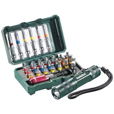 Metabo 626721000 Screwdriver Bit Set, Pk12