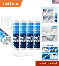 RV Roof Sealant 4 Pack, Self-Leveling Lap Sealant White