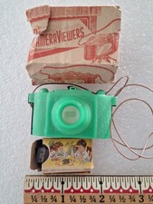 Vintage Toy Camera Picture Viewer Hong Kong Miniature 12 Movie Pictures In Box