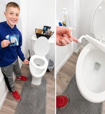 SaniHandle Toilet Seat Lifter Handle Industrial 3M Adhesive Sanitary Lift